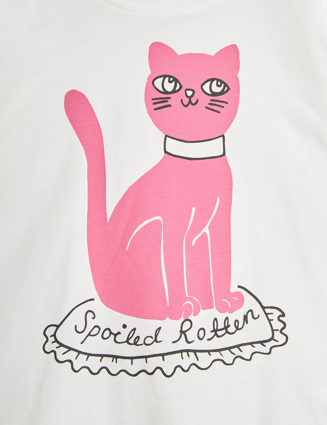 Mini Rodini Spoiled Cat T-Shirt White