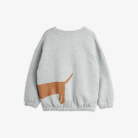 Mini Rodini Dog Sweater Grey Melange