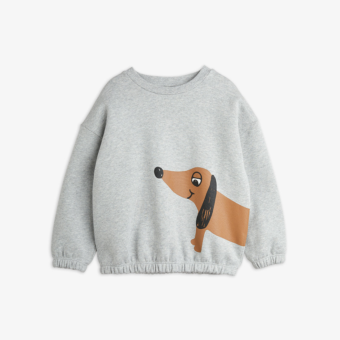 Mini Rodini Dog Sweater Grey Melange