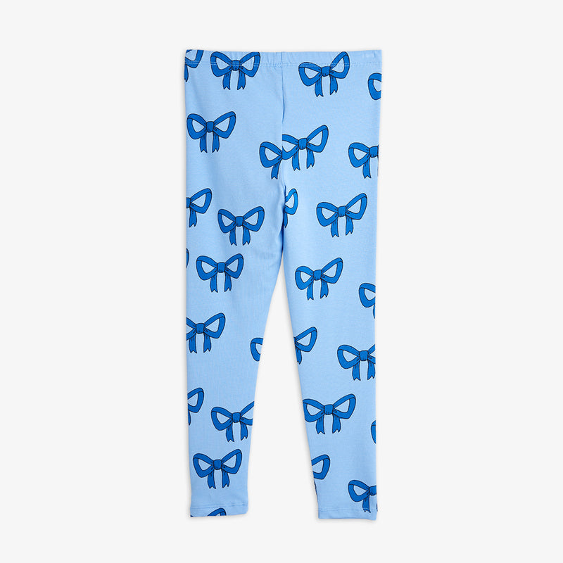 Mini Rodini Bow Leggings Blue