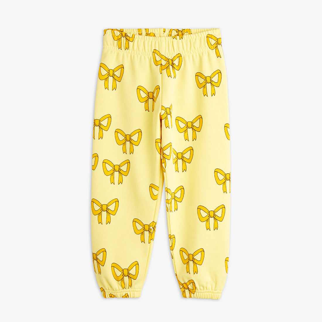 Mini Rodini Bow Sweatpants Yellow