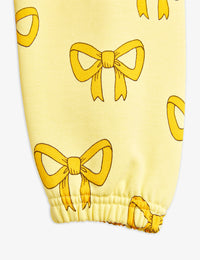 Mini Rodini Bow Sweatpants Yellow