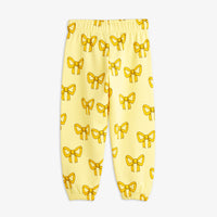 Mini Rodini Bow Sweatpants Yellow