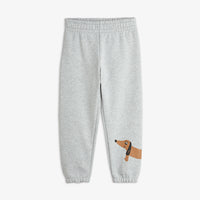 Mini Rodini Dog Sweat Pants Grey Melange