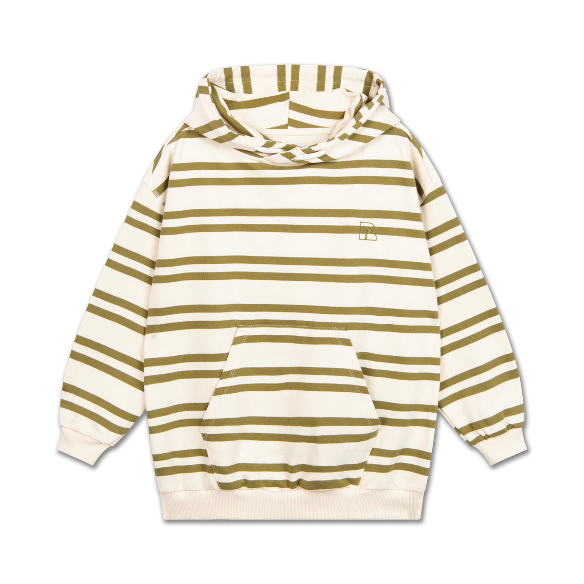 Repose AMS Hoodie - Green Moss Stripe