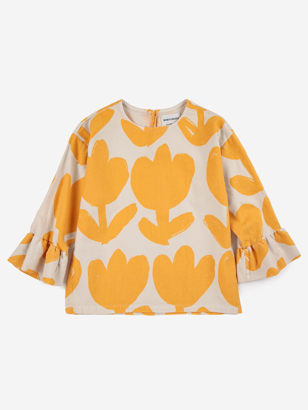 Bobo Choses Big Flower ruffle blouse