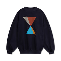 Repose AMS crewneck sweater - deep dark blue