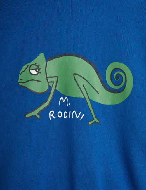 Mini Rodini Lizard Sweater Blue