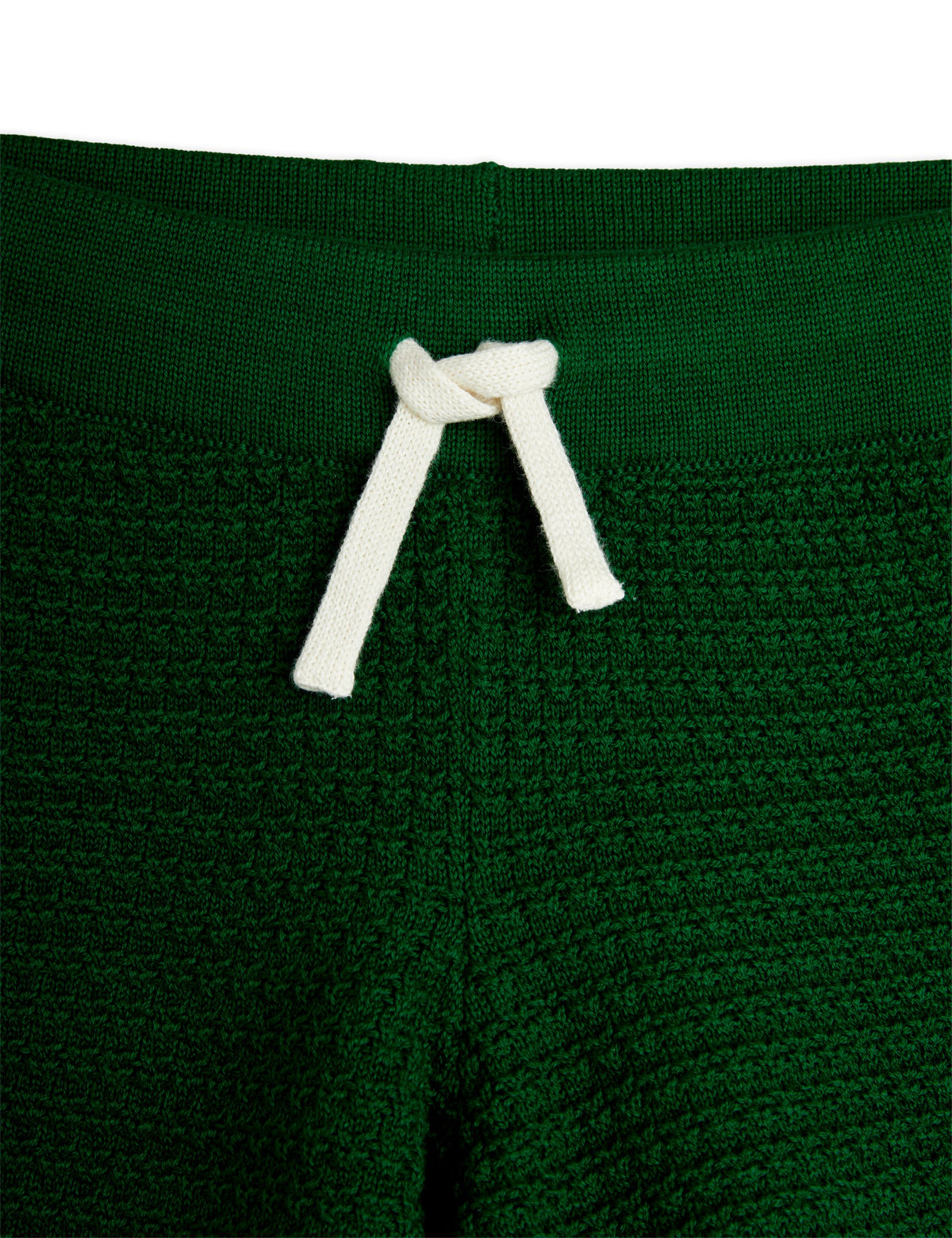 Mini Rodini Crochet Knit Shorts Green