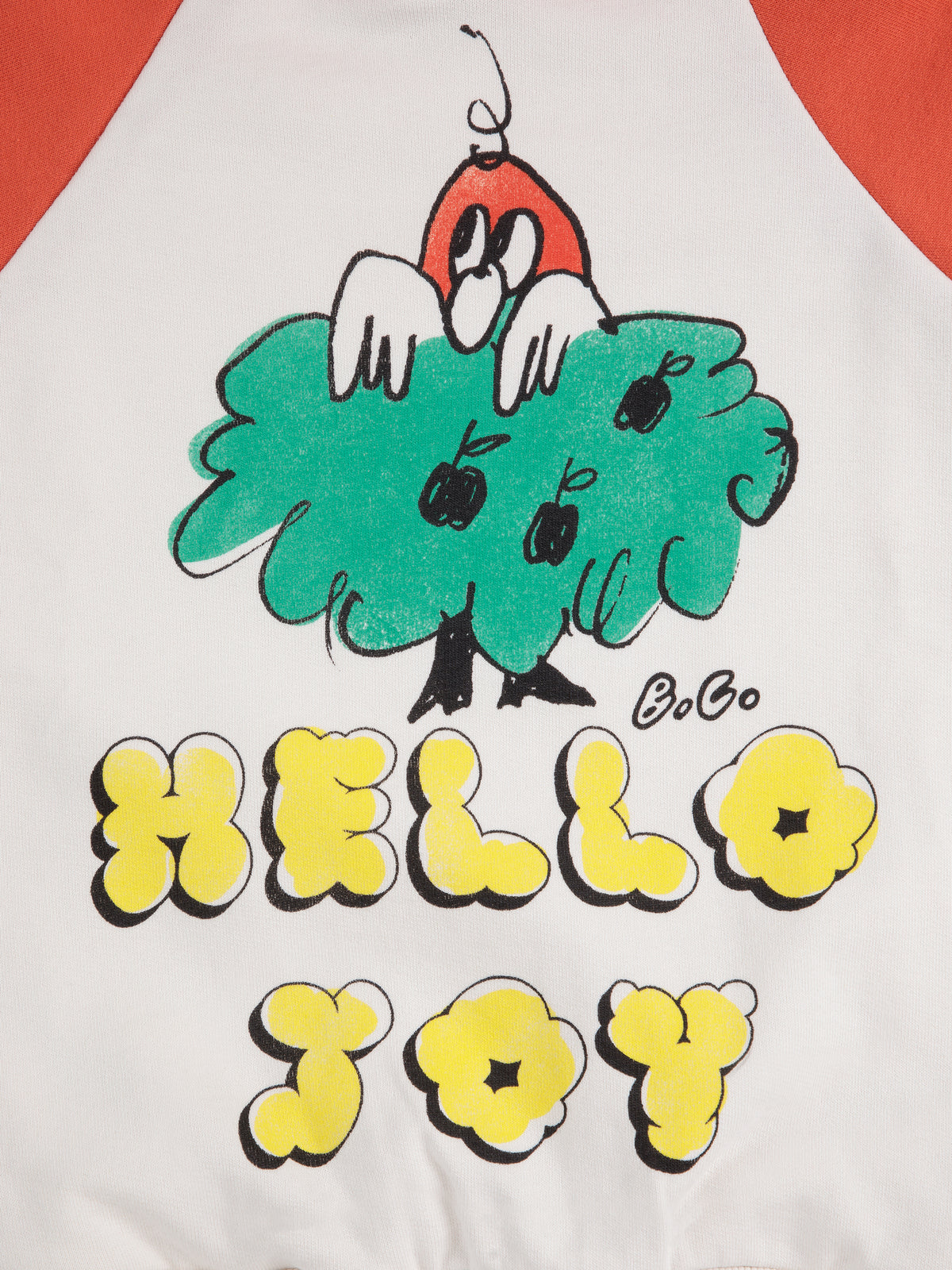 Bobo Choses Hello Joy raglan sleeves hoodie