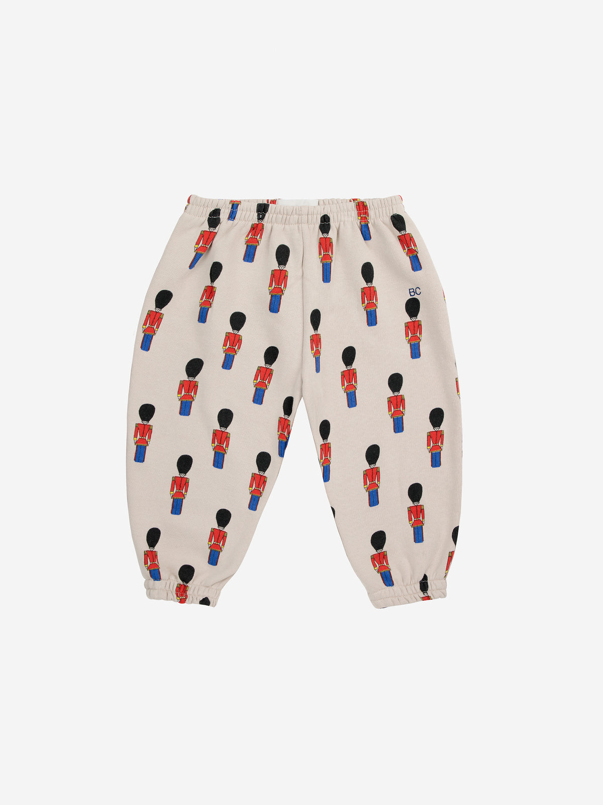 Bobo Choses Baby Little Tin Soldiers all over jogging pants Off White