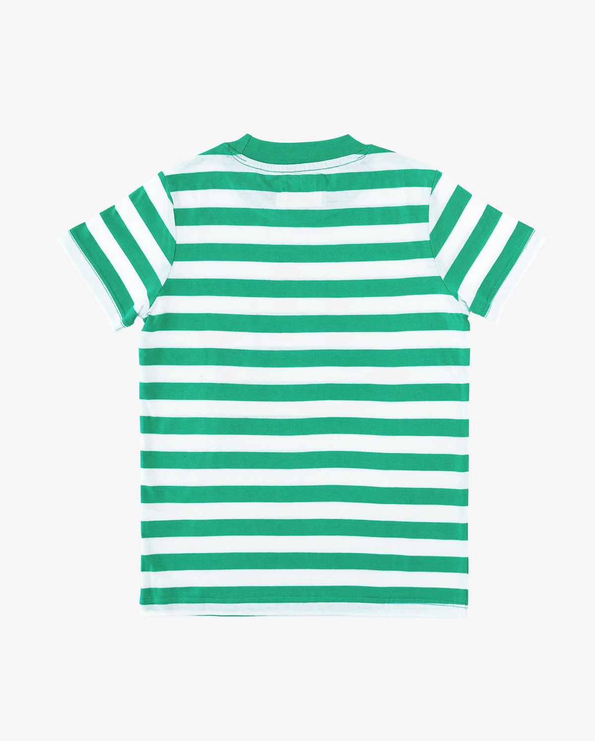 Band Of Boys Green Striped Smile Tee