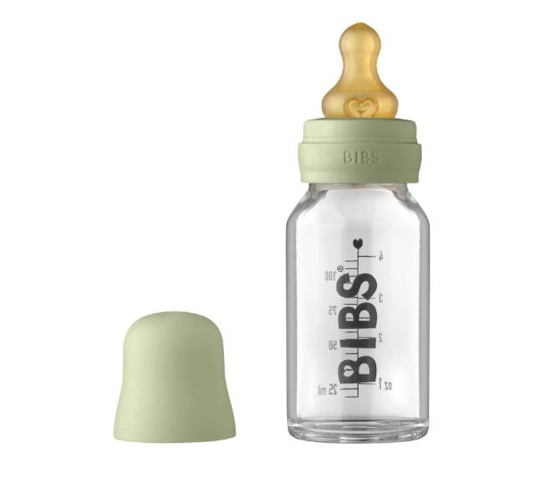 Bibs Glass Bottle 110ml Sage