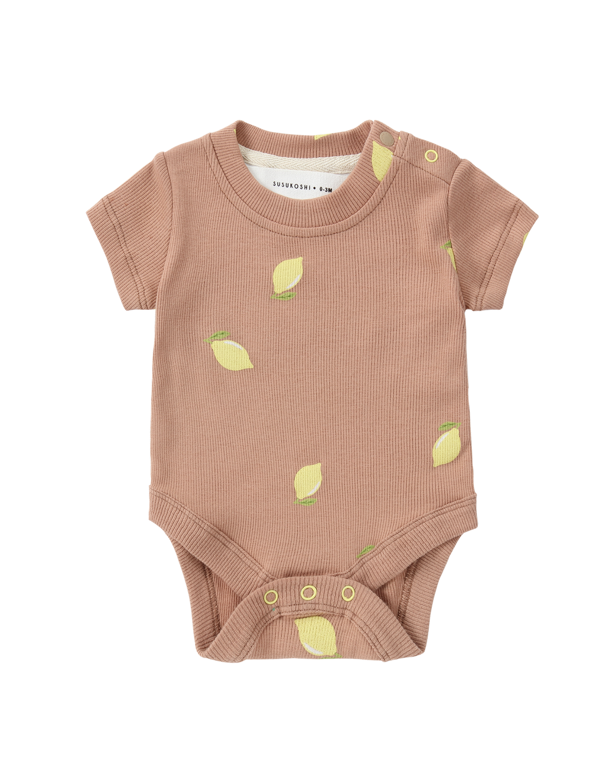 Susukoshi Short Sleeved Bodysuit Lemons