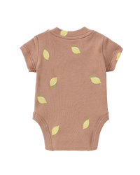 Susukoshi Short Sleeved Bodysuit Lemons