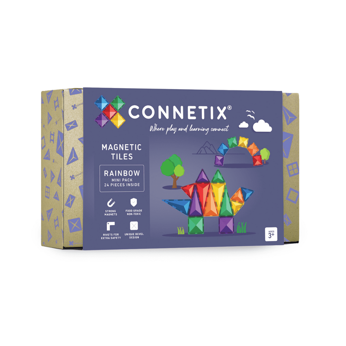 Connetix Tiles Rainbow Mini Pack 24 pc