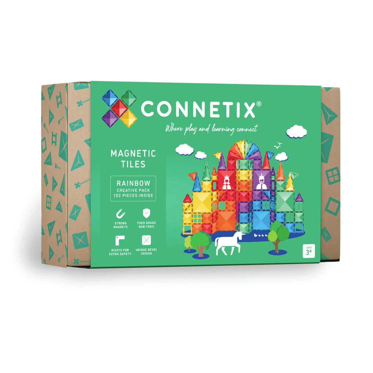 Connetix Tiles Rainbow Creative Pack 102 pc