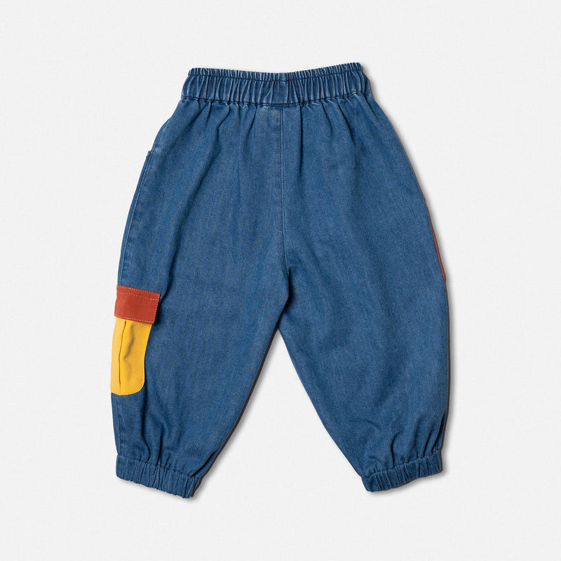 Das Ist Maurice Denim Barrel Pants Pockets