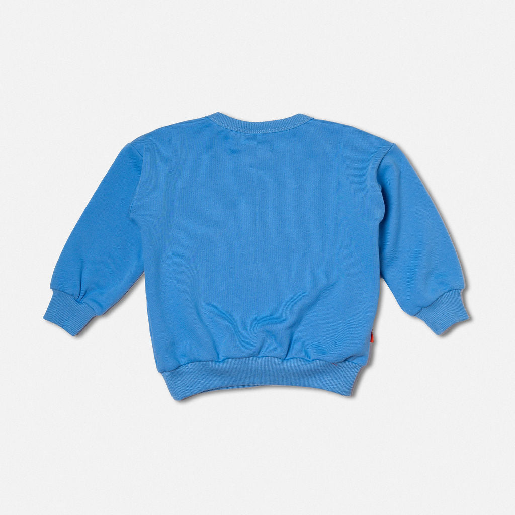 Das Ist Maurice Pullover Sky Blue Space Man