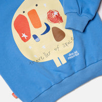 Das Ist Maurice Pullover Sky Blue Space Man