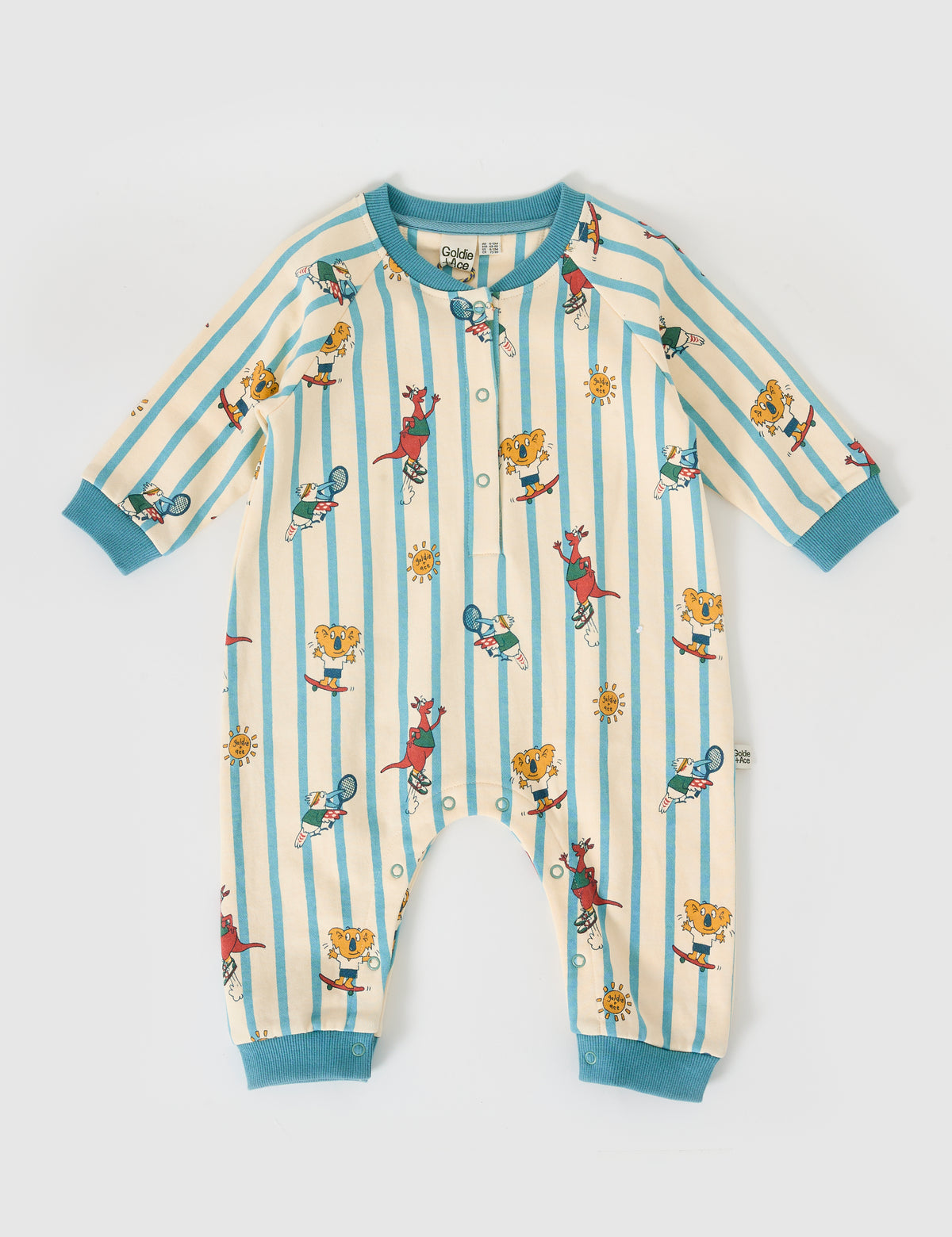 Goldie and Ace GOLDIE SQUAD RELAXED TERRY ROMPER