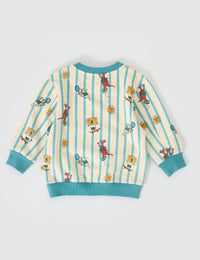 Goldie and Ace GOLDIE SQUAD RELAXED TERRY SWEATER