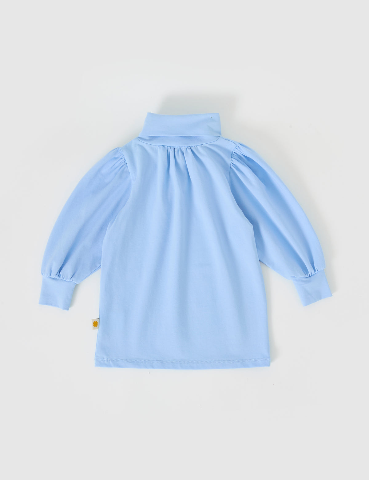 Goldie and Ace SOPHIA EMBROIDERED PUFF SLEEVE SKIVVY SKY BLUE