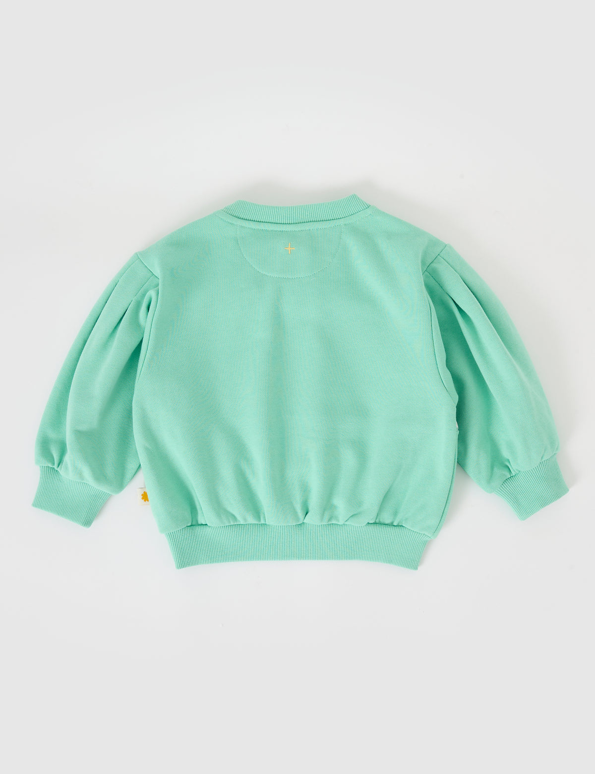 Goldie and Ace HAZEL PUFF SLEEVE BUNNY SWEATER MINT