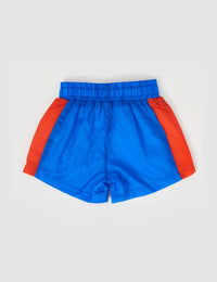 Goldie and Ace RETRO LIGHTWEIGHT SPORTY SHORTS DEEP BLUE MULTI