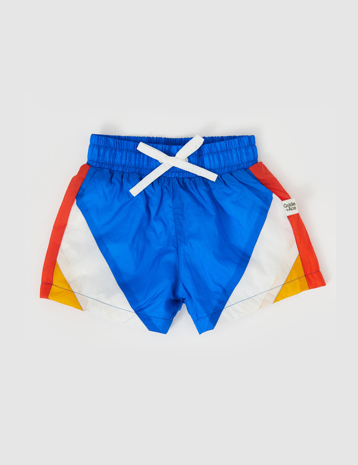 Goldie and Ace RETRO LIGHTWEIGHT SPORTY SHORTS DEEP BLUE MULTI