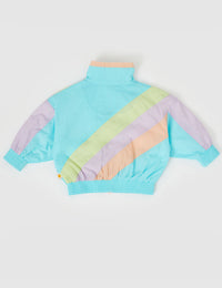 Goldie and Ace RETRO LIGHTWEIGHT SPRAY JACKET LAGOON MULTI