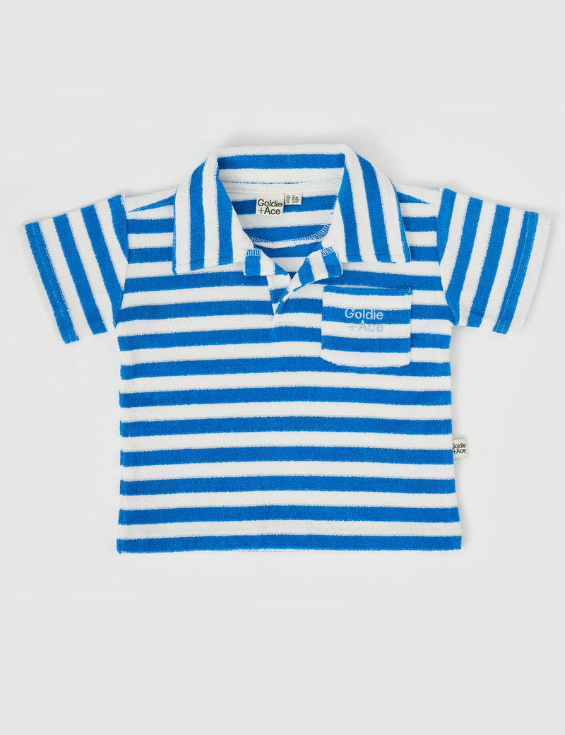 Goldie and Ace OASIS TERRY TOWELLING POLO SHIRT