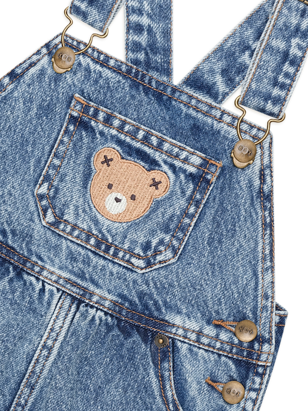 Huxbaby DREAMY DENIM OVERALLS