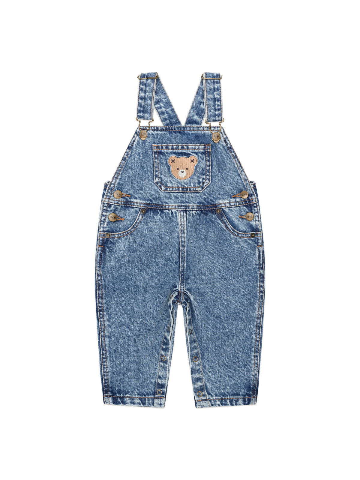 Huxbaby DREAMY DENIM OVERALLS