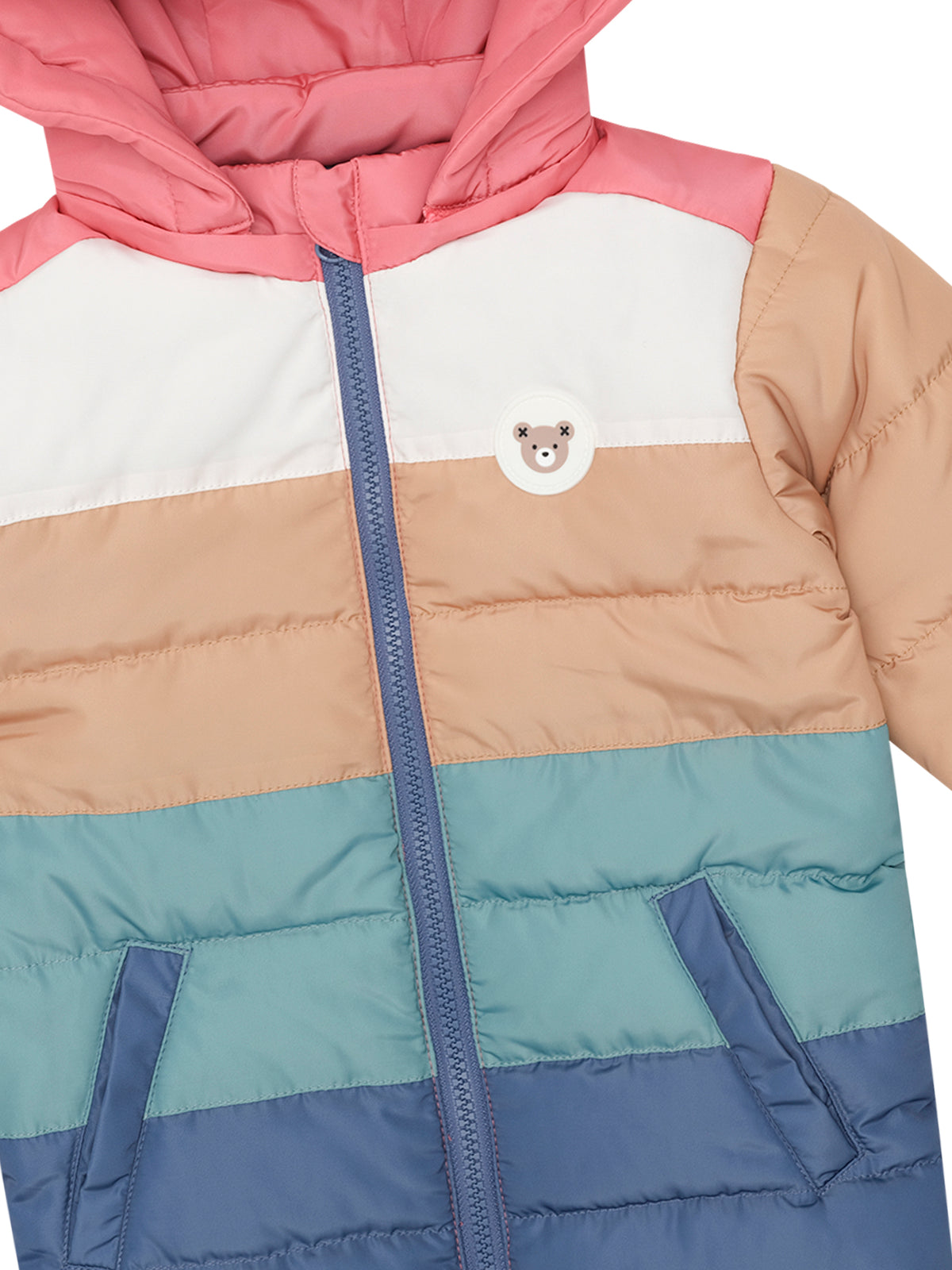 Huxbaby COLOUR BLOCK PARKA