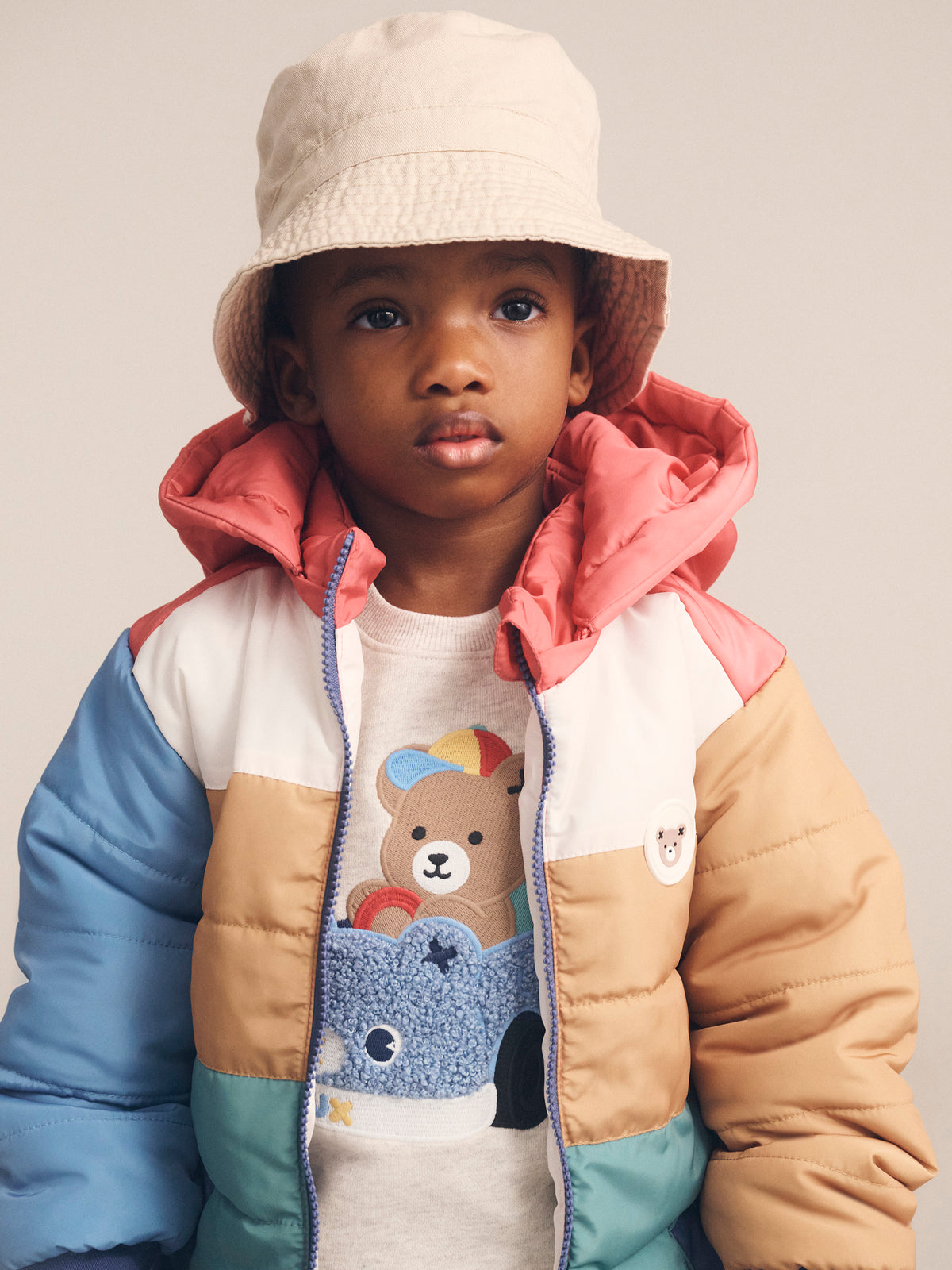 Huxbaby COLOUR BLOCK PARKA