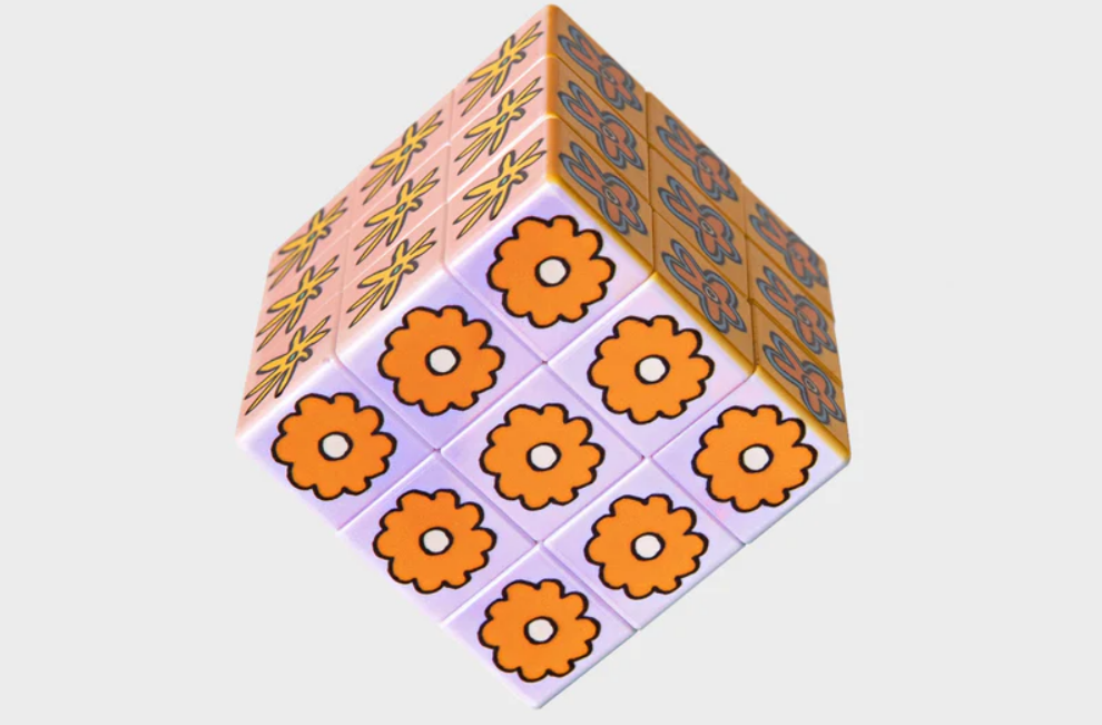 Journey Of Something Art Cube - Flower Pop