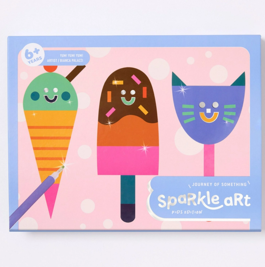 Journey Of Something Kids Sparkle Art Kit - Yum! Yum! Yum!