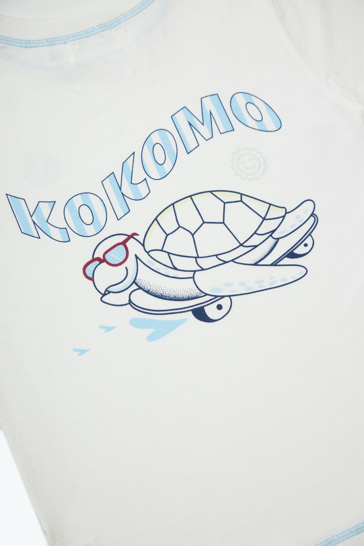 Kokomo Vintage Turtle Print T-Shirt