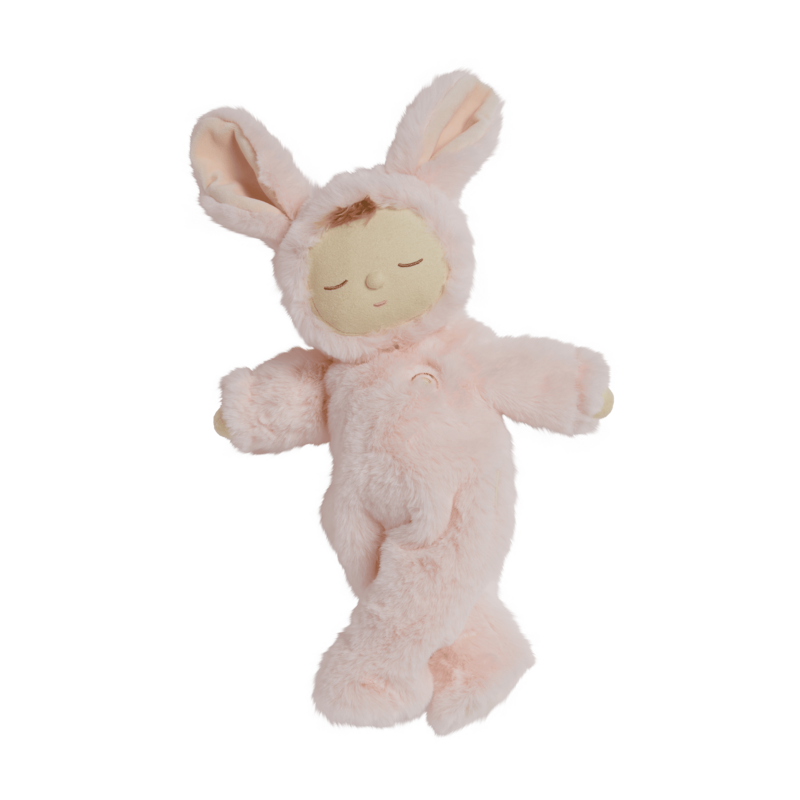 Olli Ella Lullaby Cozy Dinkum Bunny Moppet - Pink