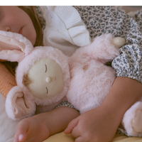 Olli Ella Lullaby Cozy Dinkum Bunny Moppet - Pink