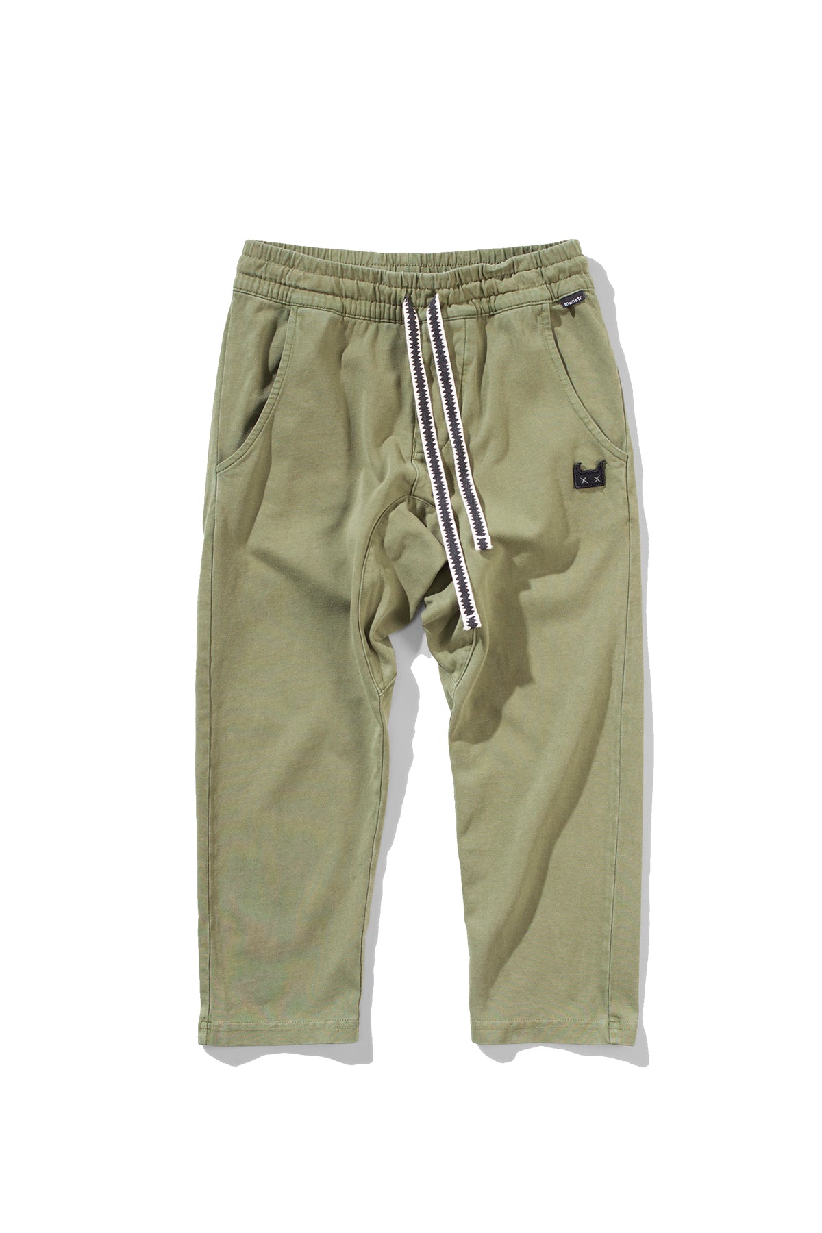 Munstr Kids RUGGED PANT-WASHED DUSTY  OLIVE