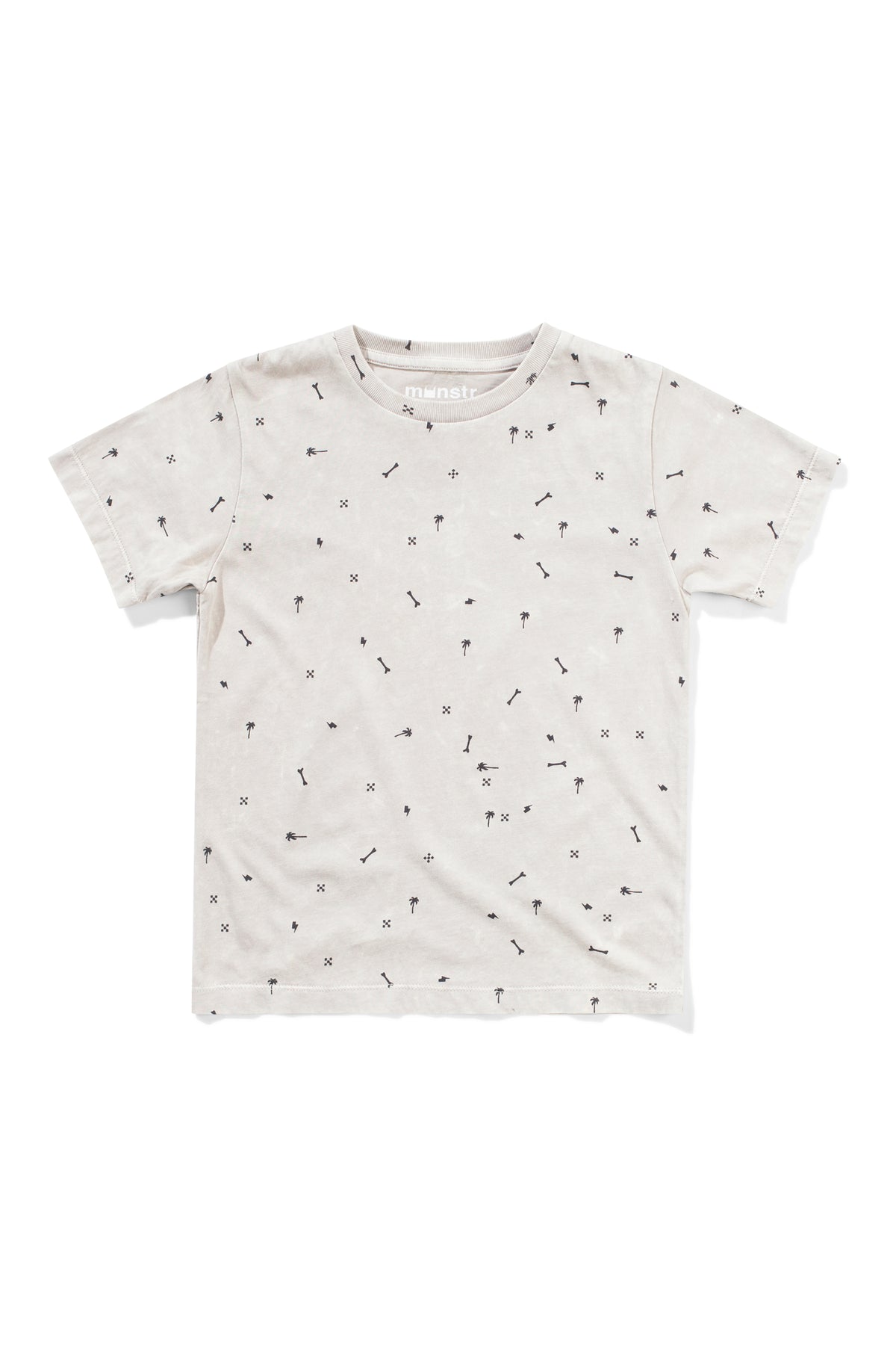 Munstr CONFETTI TEE Mineral Grey