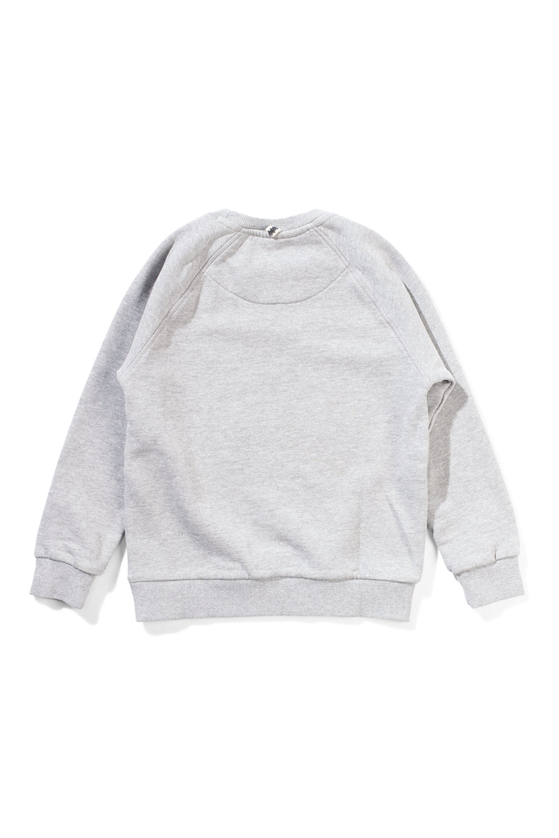 Munstr Kids Hit and Miss Crew Grey Marle