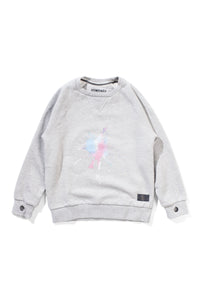 Munstr Kids Hit and Miss Crew Grey Marle