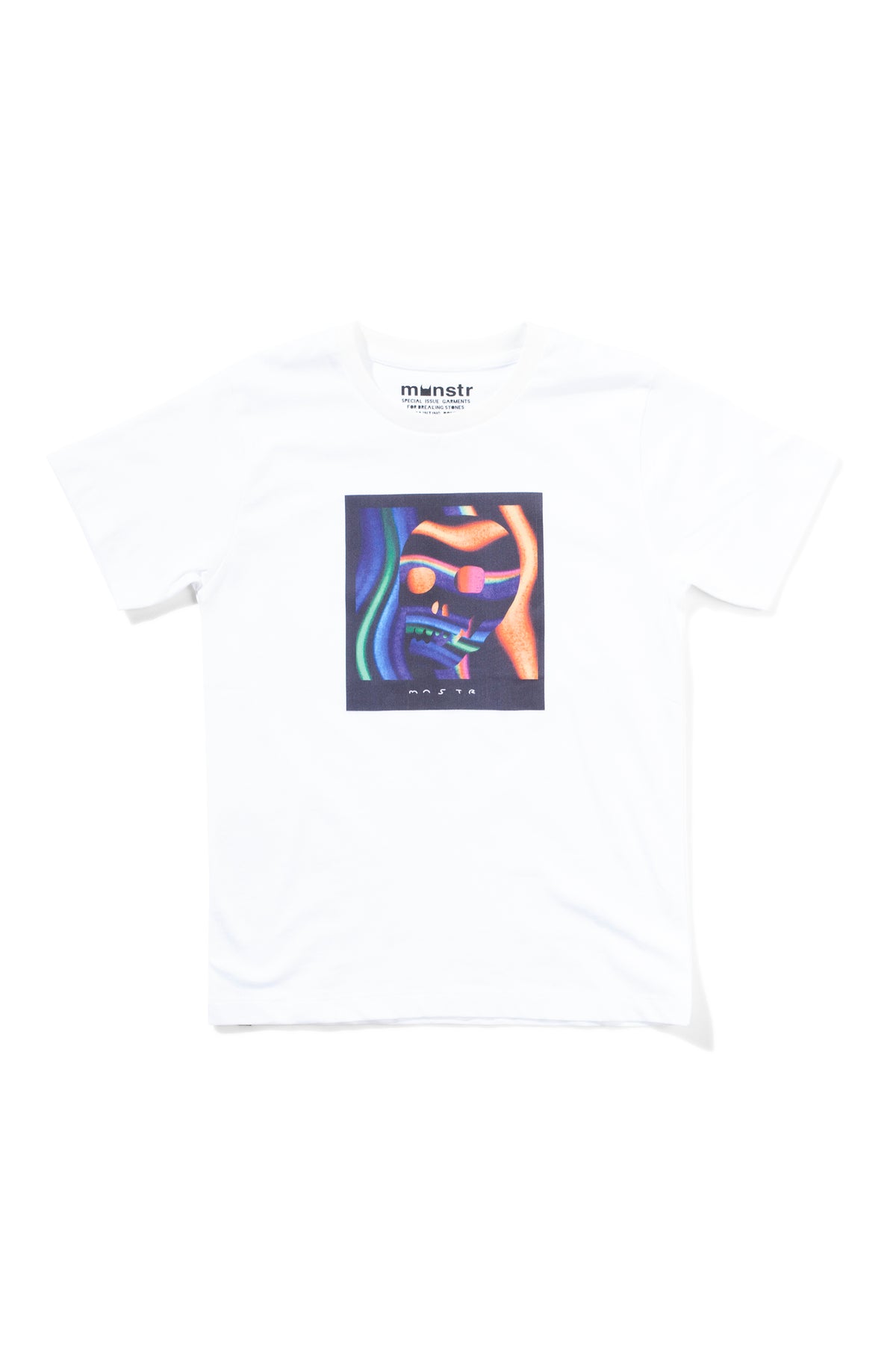 Munstr Kids Warp Tee White