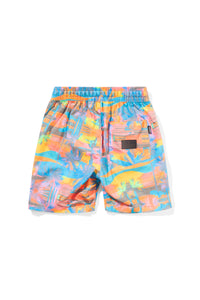 Munstr Kids Cool Palm Short Fluro Palm