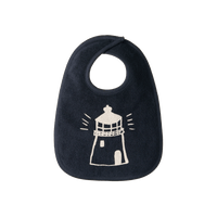 Nature Baby REVERSIBLE BIB Lighthouse Print