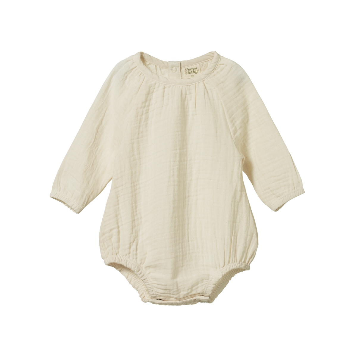 Nature Baby MEADOW BODYSUIT Natural Crinkle