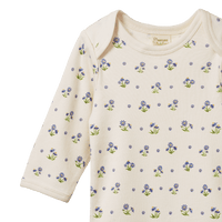 Nature Baby LONG SLEEVE BODYSUIT Daisy Daze Print